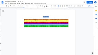 How To Highlight Text In Google Docs