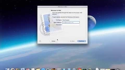 Setup Google Apps account or gmail in Mac Mail app in Mac OS X