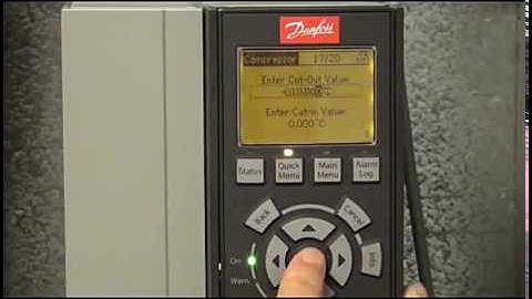 VLT Refrigeration Drive FC 103 Compressor Setup - Danfoss India Drives