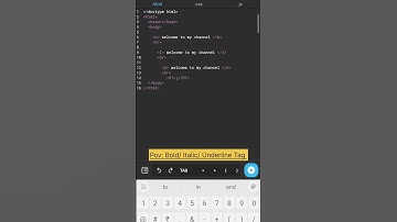 Bold, Italic , and underline Tag in html# html coding shorts #viral shorts#youtube short#viral short