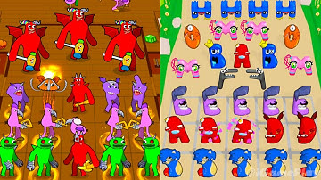 Merge Defense Banban Fusion Vs Alphabet Merge Monster Love ⭐ Merge Battles abcdepqrstuvwxyz