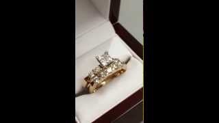 rings kays jewelers jewelry cut kay princess ring gold engagement bands rose impressive bride band