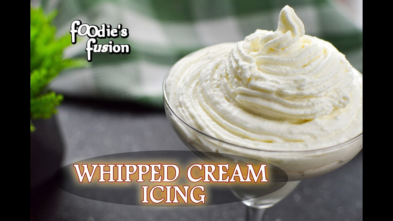 উইপ ক্রিম ফ্রস্টিং রেসিপি How to make Whipped Cream Frosting Bangla