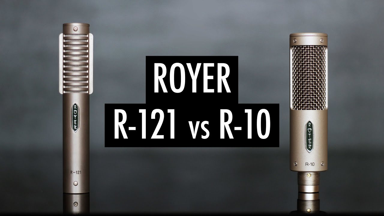 Royer Labs R121 & R10 Ribbon Mic Comparison Electric Guitar YouTube