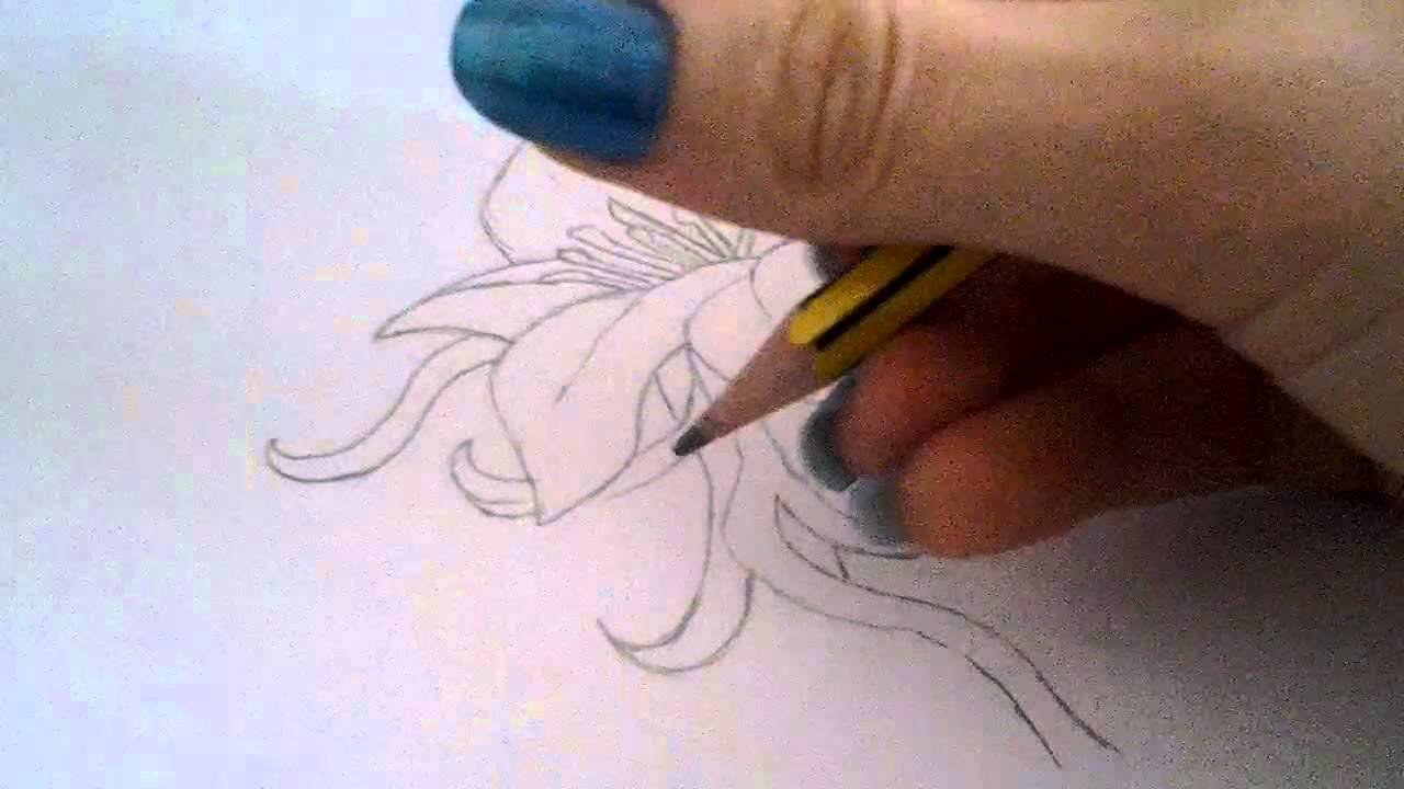 Come Disegnare Un Fiore How To Draw A Flower