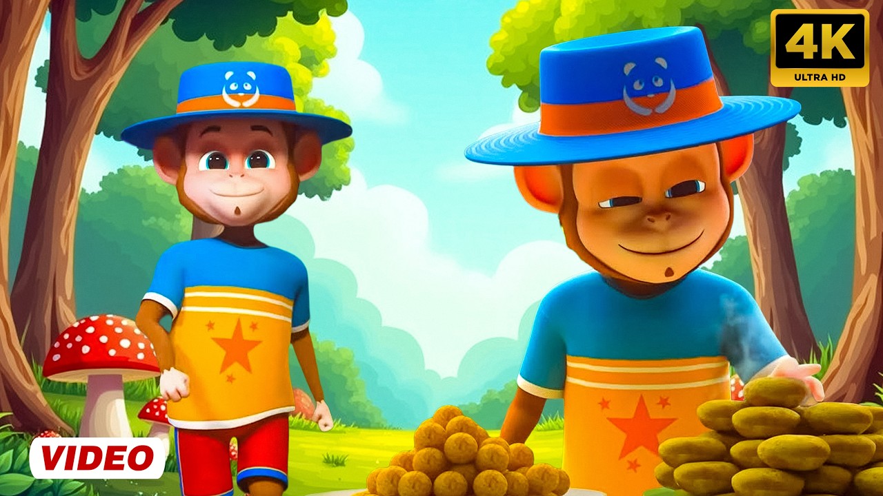 Bandar Mama Pahan Pajama - बंदर मामा | Hindi Rhymes for Children | Taj Kids Rhymes | #hindirhymes