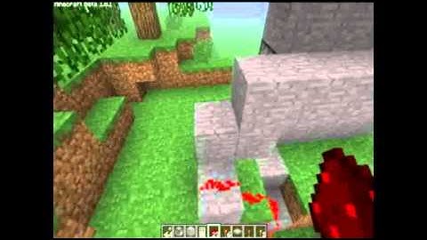 MineCraft Tutorial: Flaming Arrow Trap(ItsBoss)