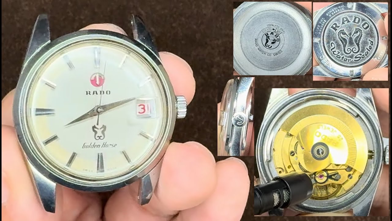 Rado Golden Horse Automatic Caliber. ETA2782 Swiss Vintage Watch