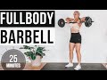 Full body barbell workout at home  trisets  dumbbell alternatives