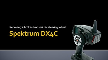 Spektrum DX4C Transmitter Steering Wheel Repair