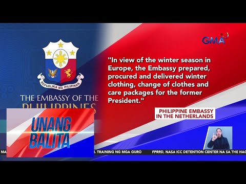 PHL Embassy sa The Netherlands – Pinayagan si dating Exec. Sec. Salvador... | Unang Balita