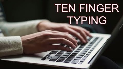 How to type faster[without looking at the keyboard] ||Typing Speed Kaise Badhaye - Ten Finger Typing