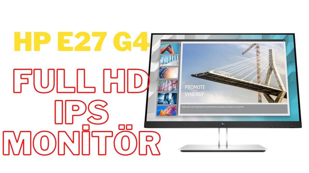 Hp E27 G4 9VG71AS 5ms FHD Vga Hdmi IPS Monitör / HP 27 İNCH FULL HD IPS MONİTÖR