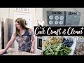 COOK CRAFT & CLEAN WITH ME 2019 :: SAHM SPEED CLEANING MOTIVATION :: DIY CHORE CHART & EASY RECIPE