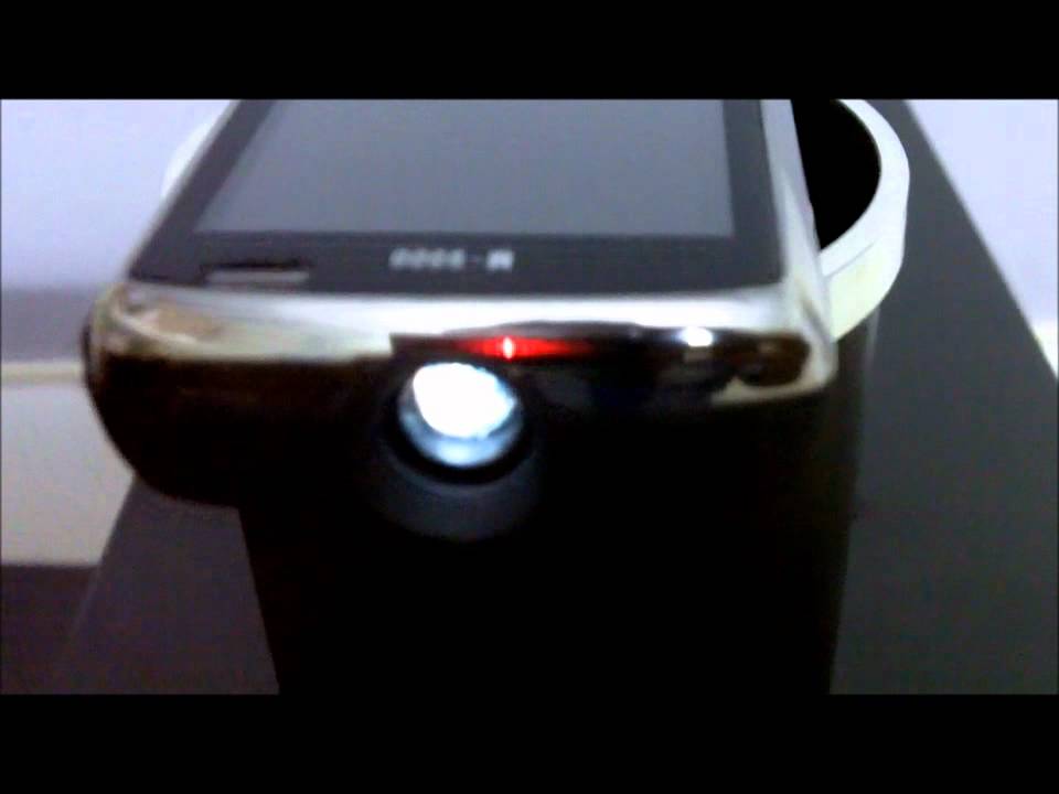 Spice Popkorn Projector Phone Demo YouTube