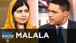 Malala Yousafzai  Helping Refugee Girls with “We Are Displaced” & Malala Fund | The Daily Show