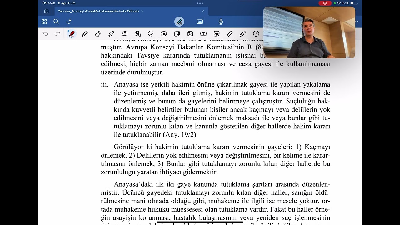 § 11. ADLİ KONTROL VE TUTUKLAMA (sh. 368)