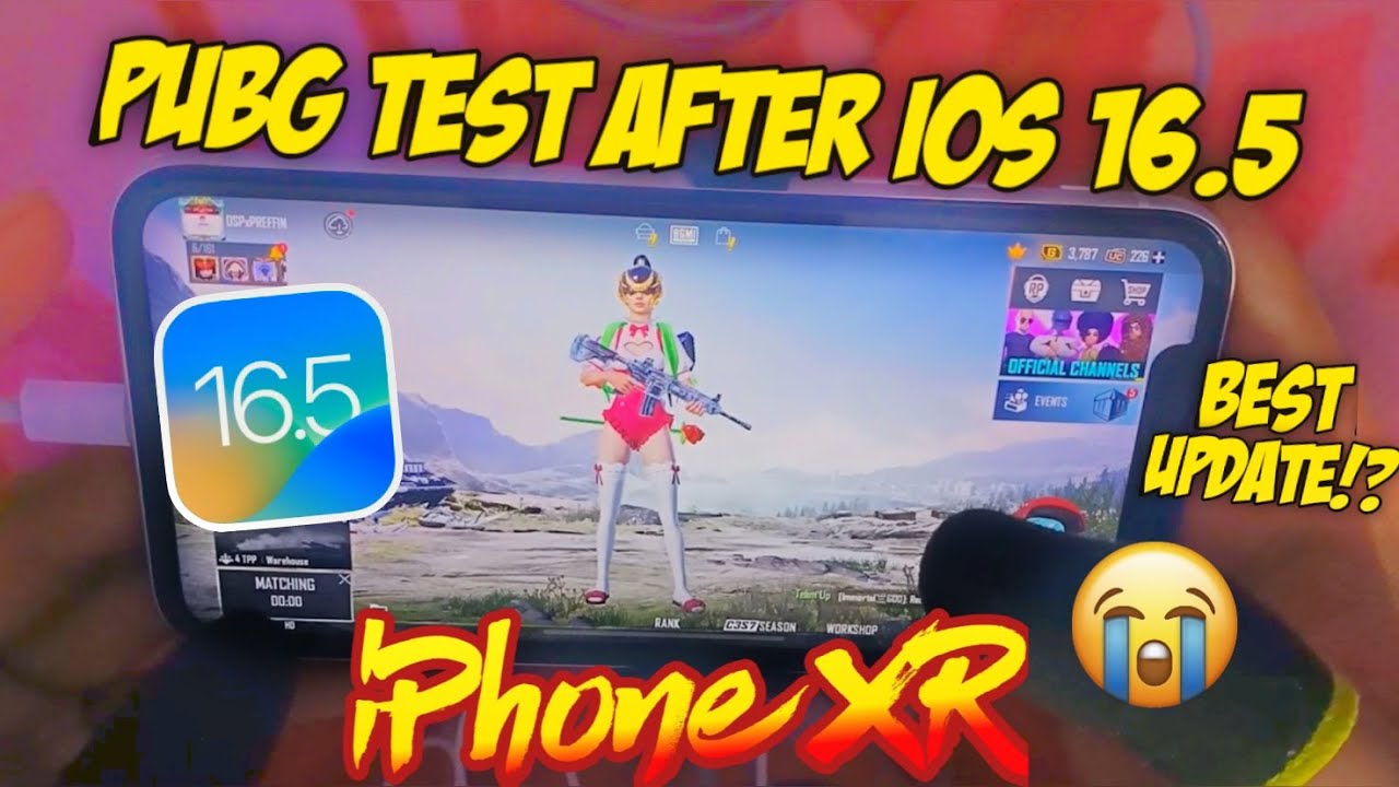  iPhone XR PUBG Test After IOS 16 5 Pubg Lagging After Update Bgmi