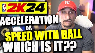 ACCELERATION OR SPEED WITH BALL NBA 2K24 NEWS UPDATE