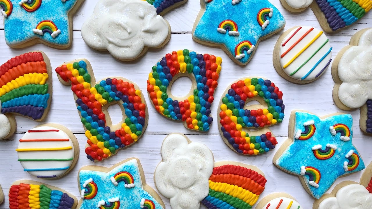 Satisfying Cookie Decorating RAINBOW BAE The Graceful