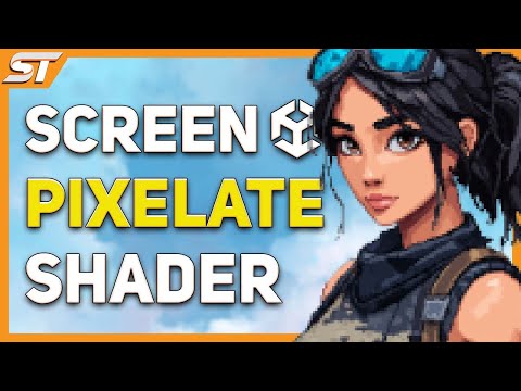 FREE Pixelated Screen Effect in Unity URP (Shader Graph Tutorial)