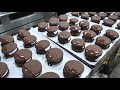 제빵장인! 30년 경력 쉐프의 수제 마시멜로우 초코파이 만들기 / Handmade marshmallow choco pie making skill /korean street food