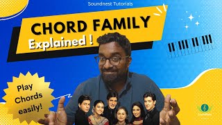 Chord family explained - Play chords easily using this technique| Soundnest Keyboard lesson