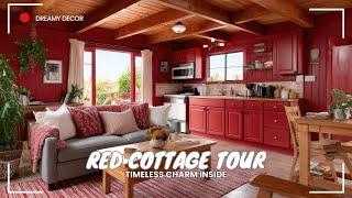 Rustic Red Cottage Tour 2025: Timeless Charm, Cozy Comfort & Modern Living Decor