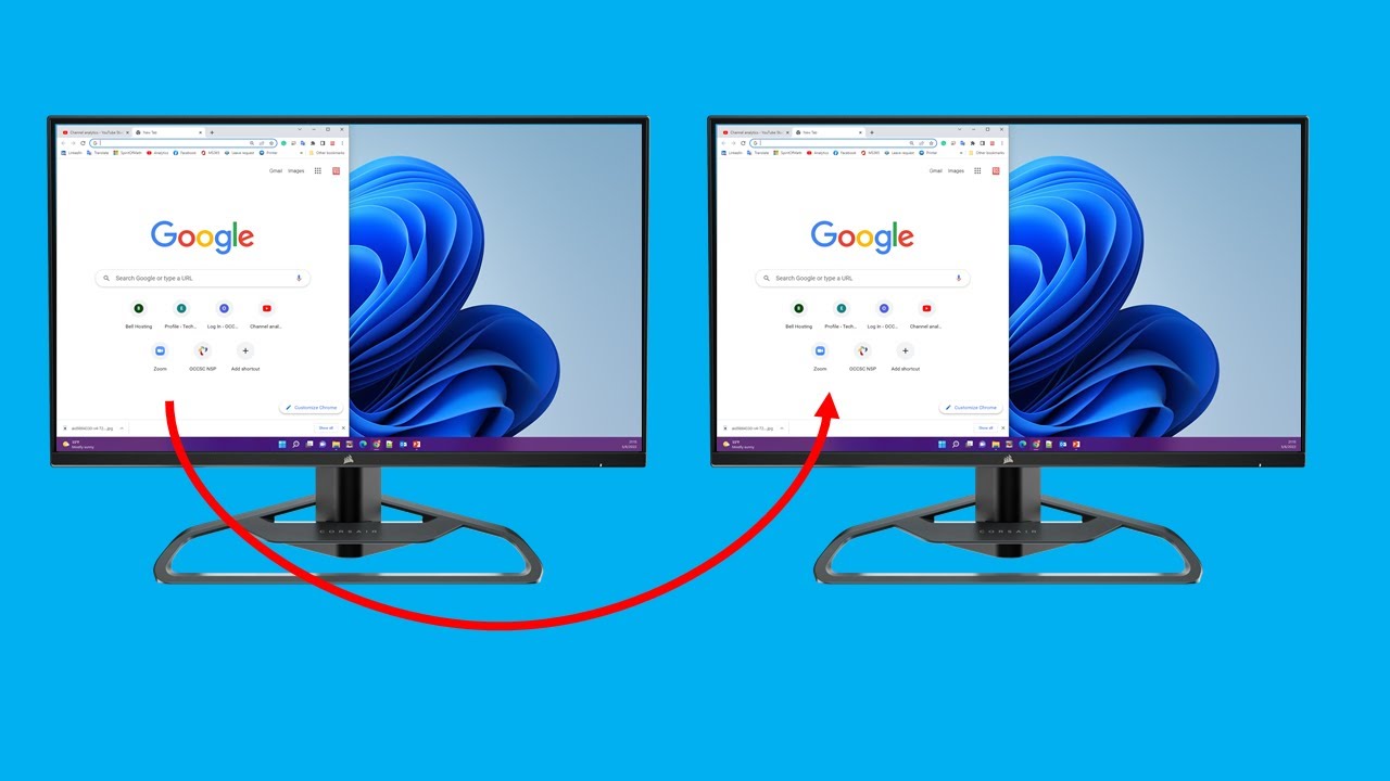 Windows 11 Move Window To Other Monitor Keyboard Shortcut YouTube