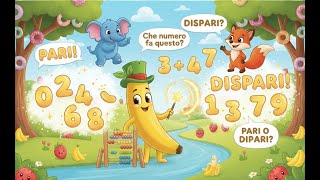 🎵 “Pari e Dispari per Bambini – Canzoncina Divertente per Imparare i Numeri!” 🎵