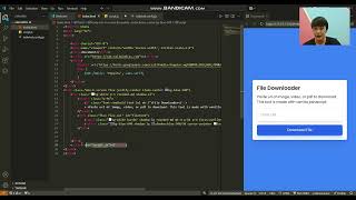 Download Any File From URL in HTML Tailwind CSS & JavaScript | Download aFile JavaScript | In Kazakh