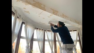 Çatlayan duvar tavan nasıl tamir edilir / How to repair a cracking wall ceiling