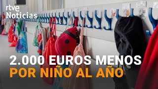 GALICIA, ÚNICA COMUNIDAD con todas las GUARDERÍAS GRATUITAS | RTVE Noticias