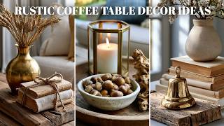 🕯️ Pottery Barn Coffee Table Vignettes Using Reclaimed Wood and