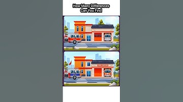 How Many Differences Can You Find #challenge #shorts