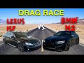 Sibling Rivalry! BMW M2 Vs. Lexus ISF | Drag Race & Sound Comparison