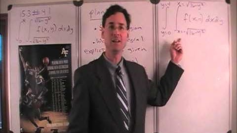 Reversing the order of integration in a double integral Calc 3