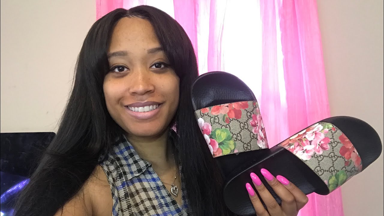 gucci bloom slides review