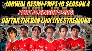 JADWAL LENGKAP PMPL ID SEASON 4 DAN DAFTAR TIM PMPL ID SEASON 4 2021