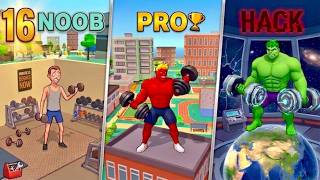 Gym Idle Clicker Simulator Gameplay Walkthrough Part 16 – All Levels Completed (Android, iOS)