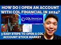 How do i open an account with col financial in 2024 3 easy steps to open a col account stock market