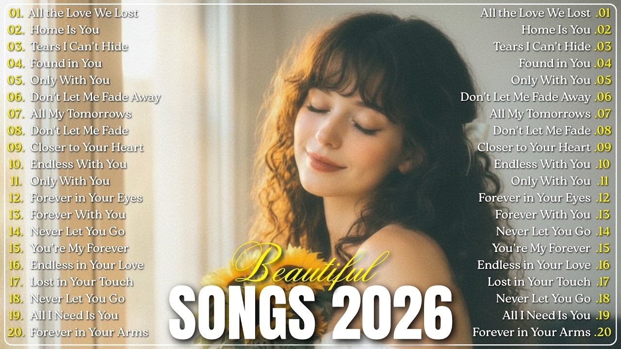 When Love Feels Like a Dream ✨ | Soft English Songs to Melt Into