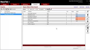 RaceTab 4: Field Series - Importing from FieldLynx and Manual Edits