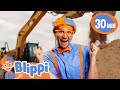 The Excavator Song- The Remix! | Blippi Songs 🎶| Educational Songs For Kids