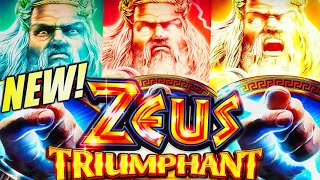 ★NEW SLOT!★ HE’LL GET MAD ANGRY!  ZEUS TRIUMPHANT Slot Machine (LIGHT & WONDER)