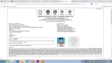 RVUNL AE JE Admit Card 2018 Download JEN Informatics Assistant ...