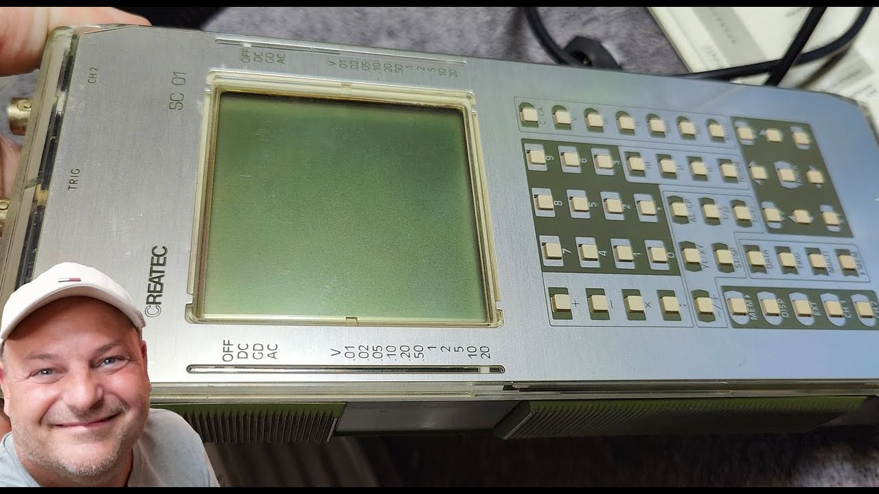 Createc SC10 Signal Computer 2ch pocket oscilloscope test - YouTube