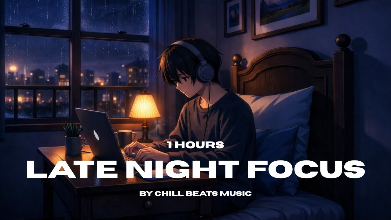 Late Night Focus 🎧 • Calm Beats for Reading, Coding & Deep Work