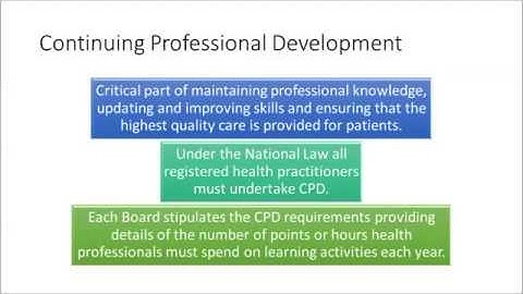 Module 4 Part 4 Continuing Professional Development ORT5MES