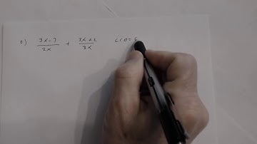 Rational Expressions:  Add and subtract - Different Denominators Part 2